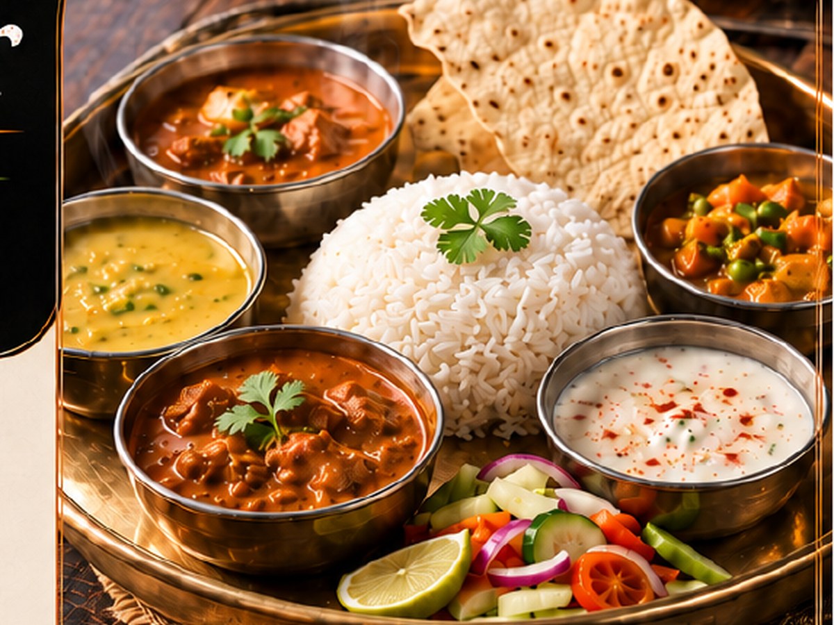 Tondoor meal platter